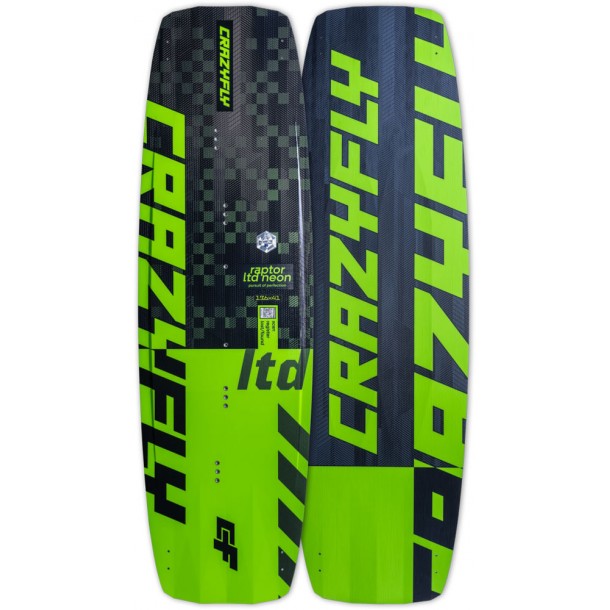 Occasion Planche kitesurf Crazyfly Raptor LTD NEON 2024